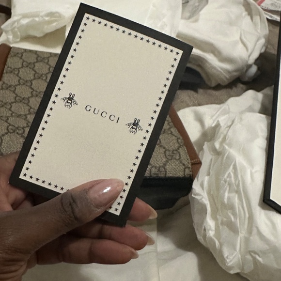Gucci Padlock Backpack in GG Supreme canvas with leather trim main image 9